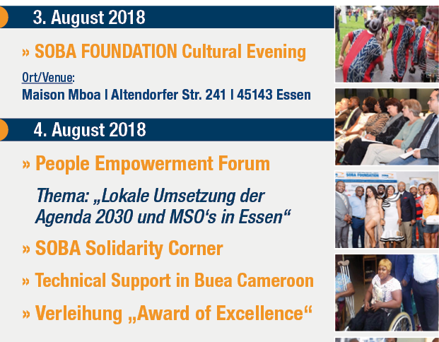 SOBA FOUNDATION 2018: Cultural Evening, People Empowerment Forum and Convention